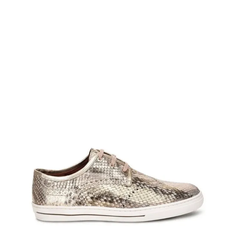 07QPBBE - Cuadra gold casual fashion python derby sneakers for women