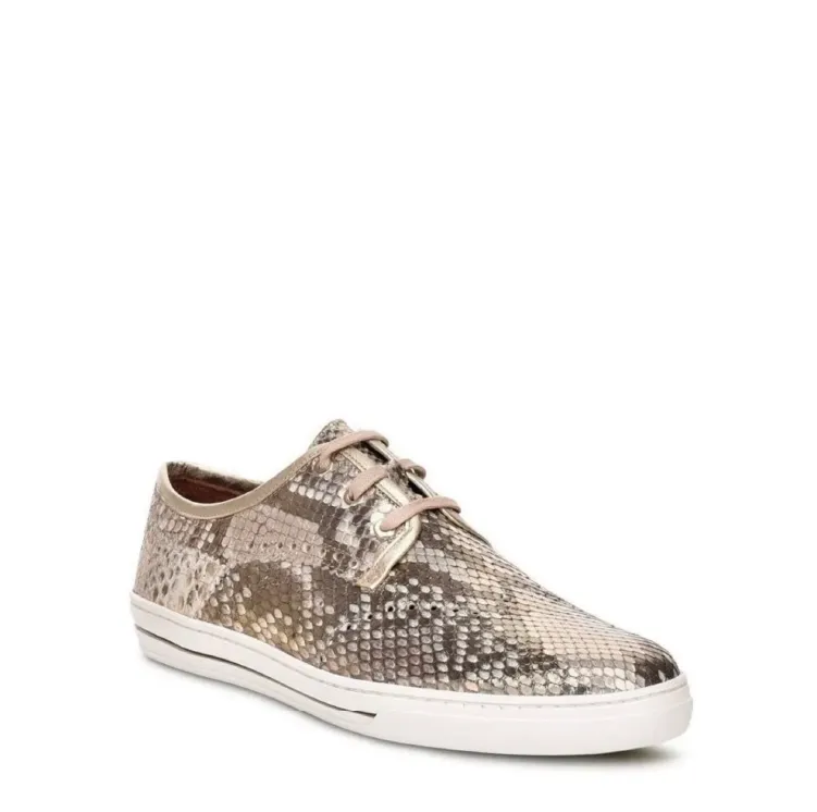 07QPBBE - Cuadra gold casual fashion python derby sneakers for women