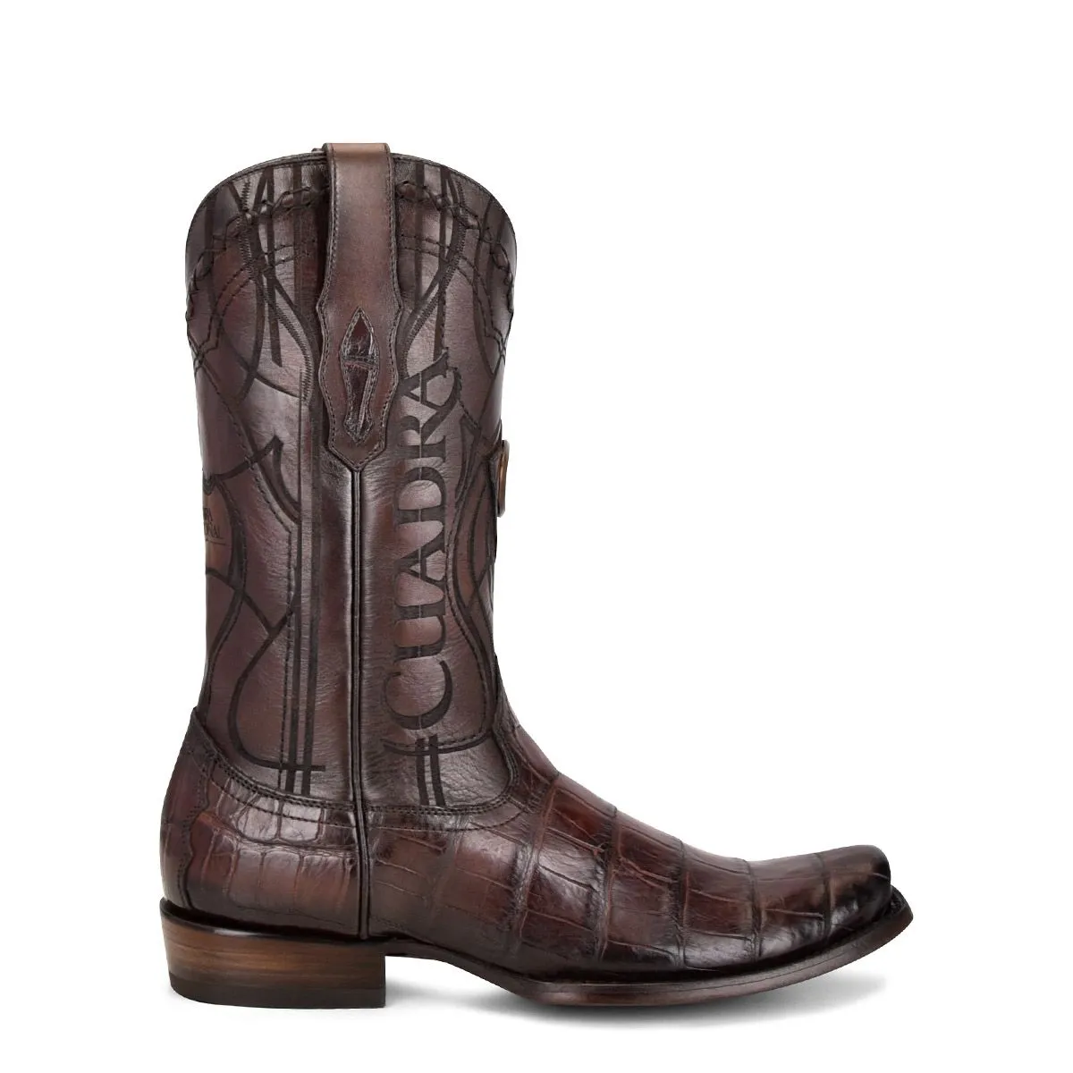 1J1NAL - Cuadra honey dress cowboy exotic alligator leather boots for men