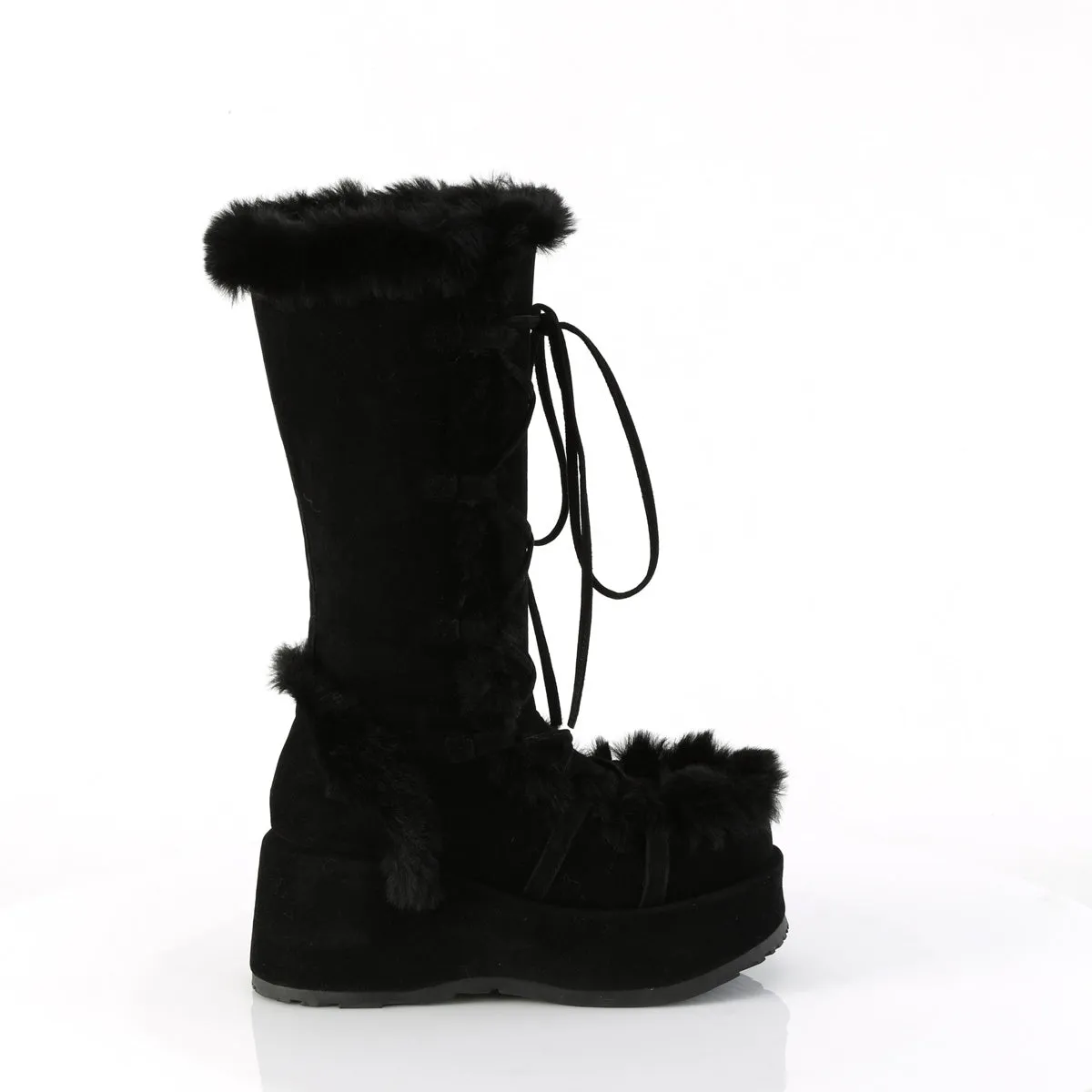 2 Inch Platform CUBBY-311 Black Suede