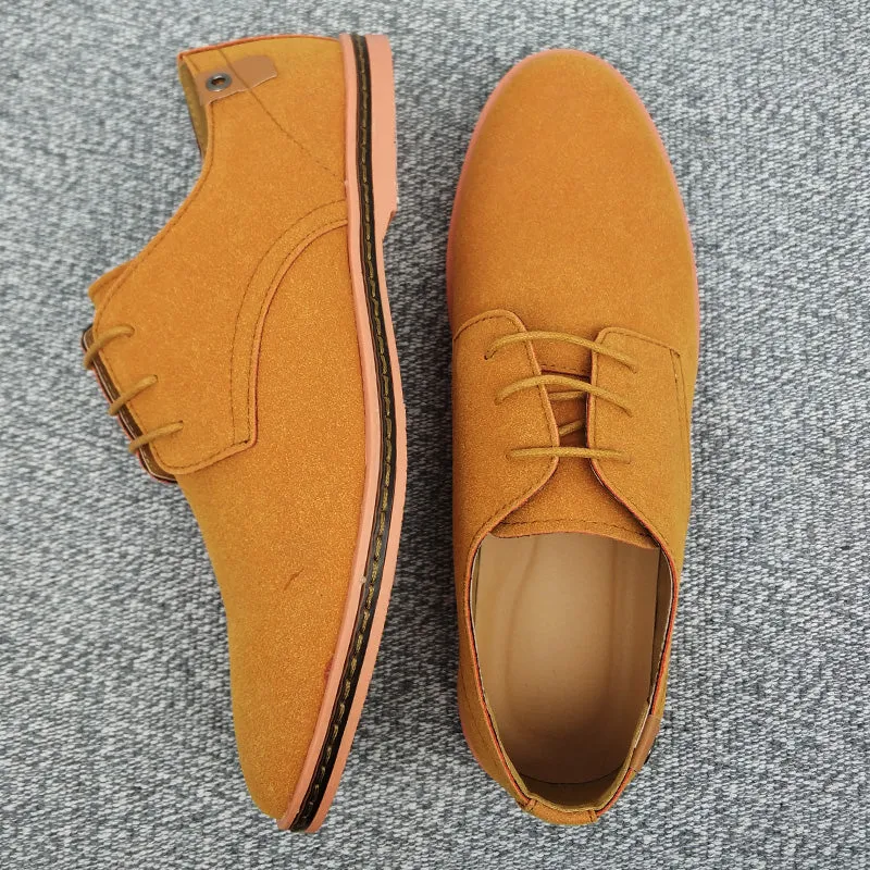 2020 Spring Suede Leather Men Shoes Oxford Casual Shoes Classic Sneakers Comfortable Footwear Dress