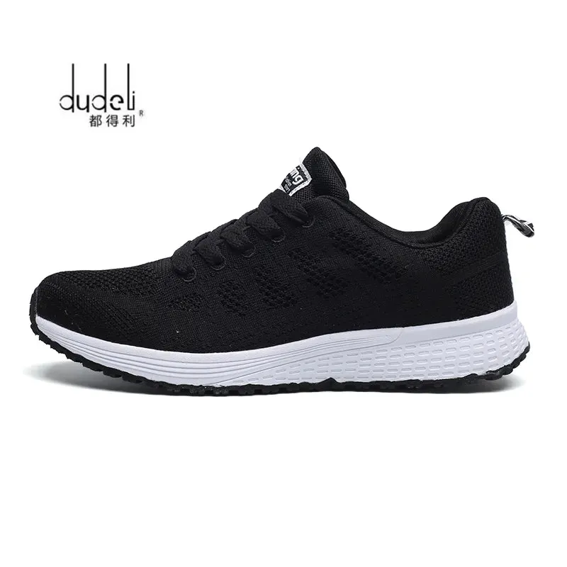 2021 Spring Women Shoes Flats Lady Fashion Casual Breathable Sneakers Mesh Running Shoes Women Sport