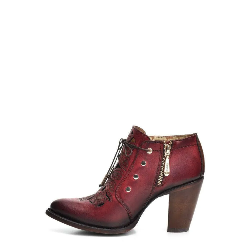 3F27RS - Cuadra net fashion western leather ankle boots for women