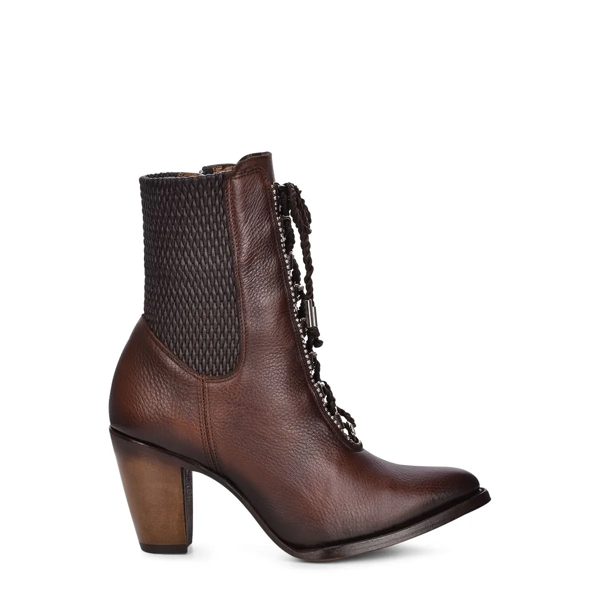 3F84RS - Cuadra chocolate Paris Texas cowboy leather ankle boots for women