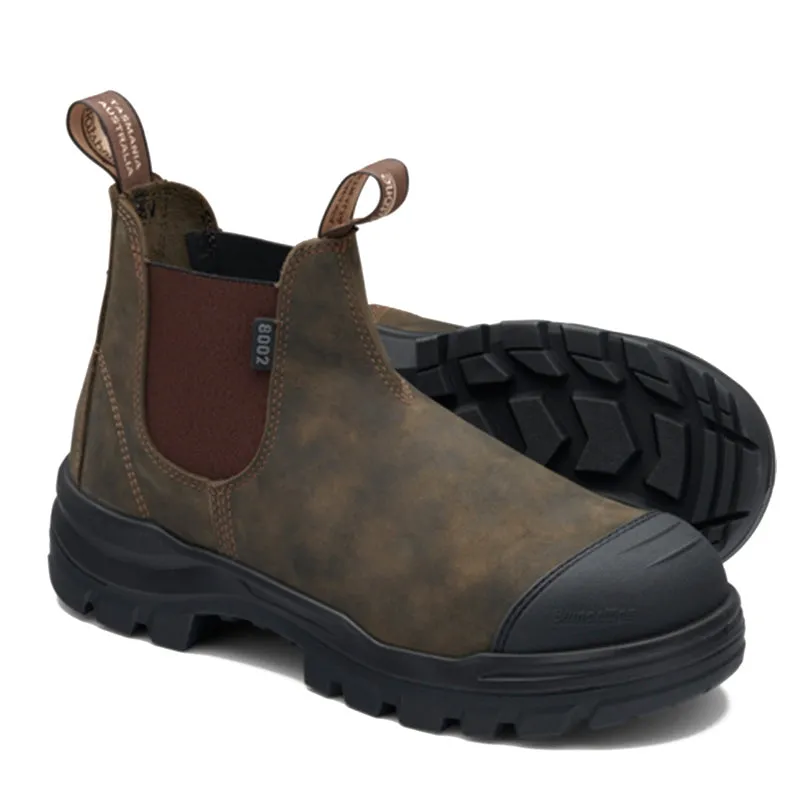 8002 Unisex Rotoflex Safety Boots - Rustic Brown