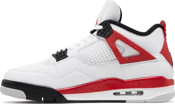 **Air Jordan 4 Retro Red Cement - Iconic Basketball Sneakers with Bold Colorway**