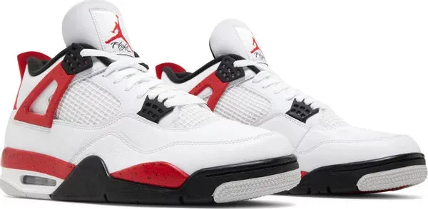 **Air Jordan 4 Retro Red Cement - Iconic Basketball Sneakers with Bold Colorway**