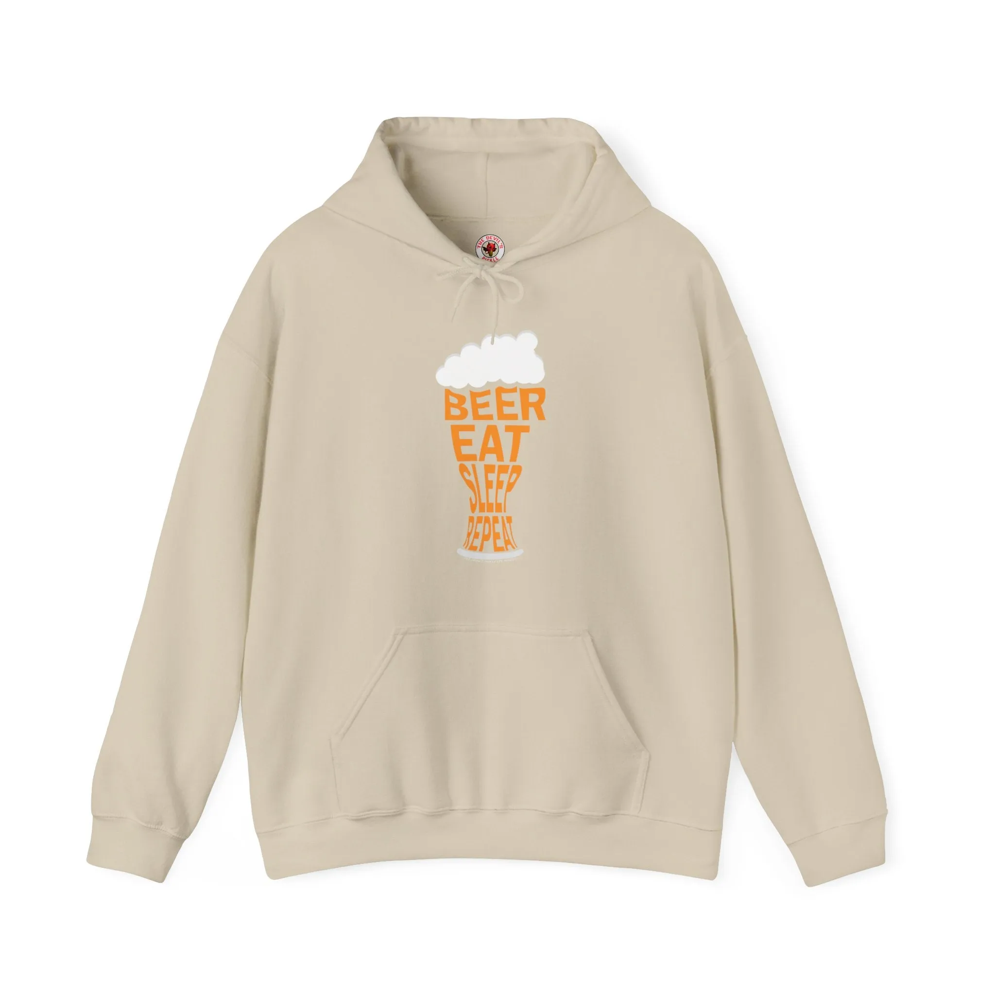 Beer Eat Sleep Repeat Hooded Sweatshirt