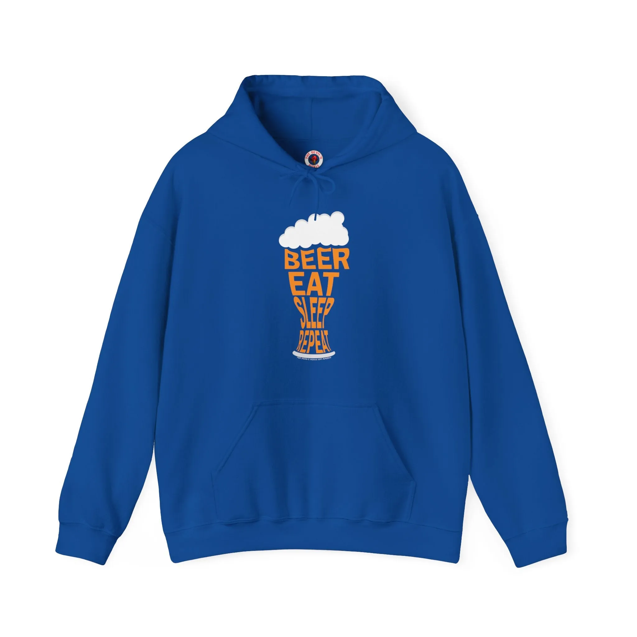 Beer Eat Sleep Repeat Hooded Sweatshirt