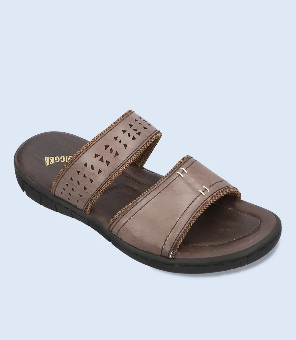 BM4407-BROWN-Men Slipper