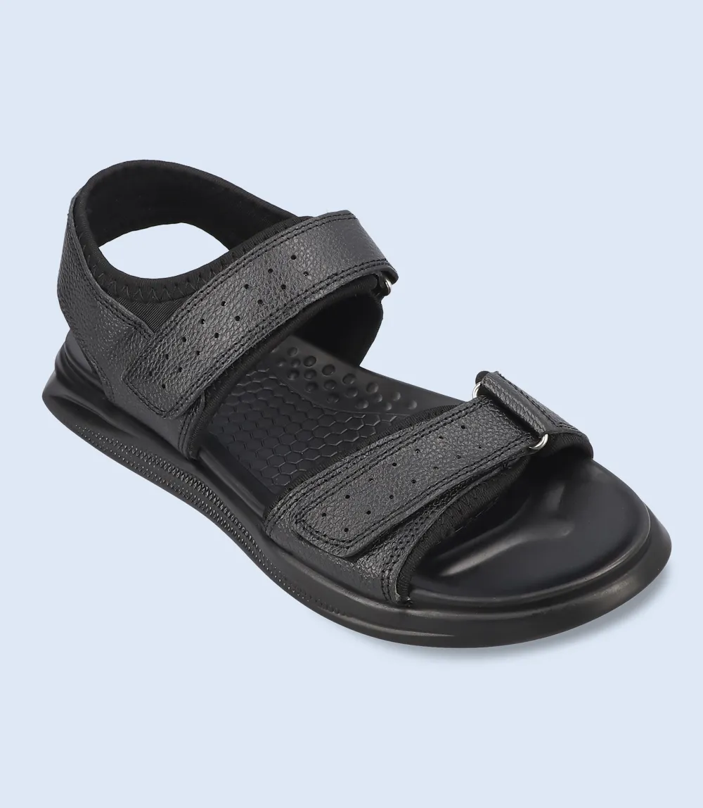 BM4417-BLACK-Men Comfort Sandal