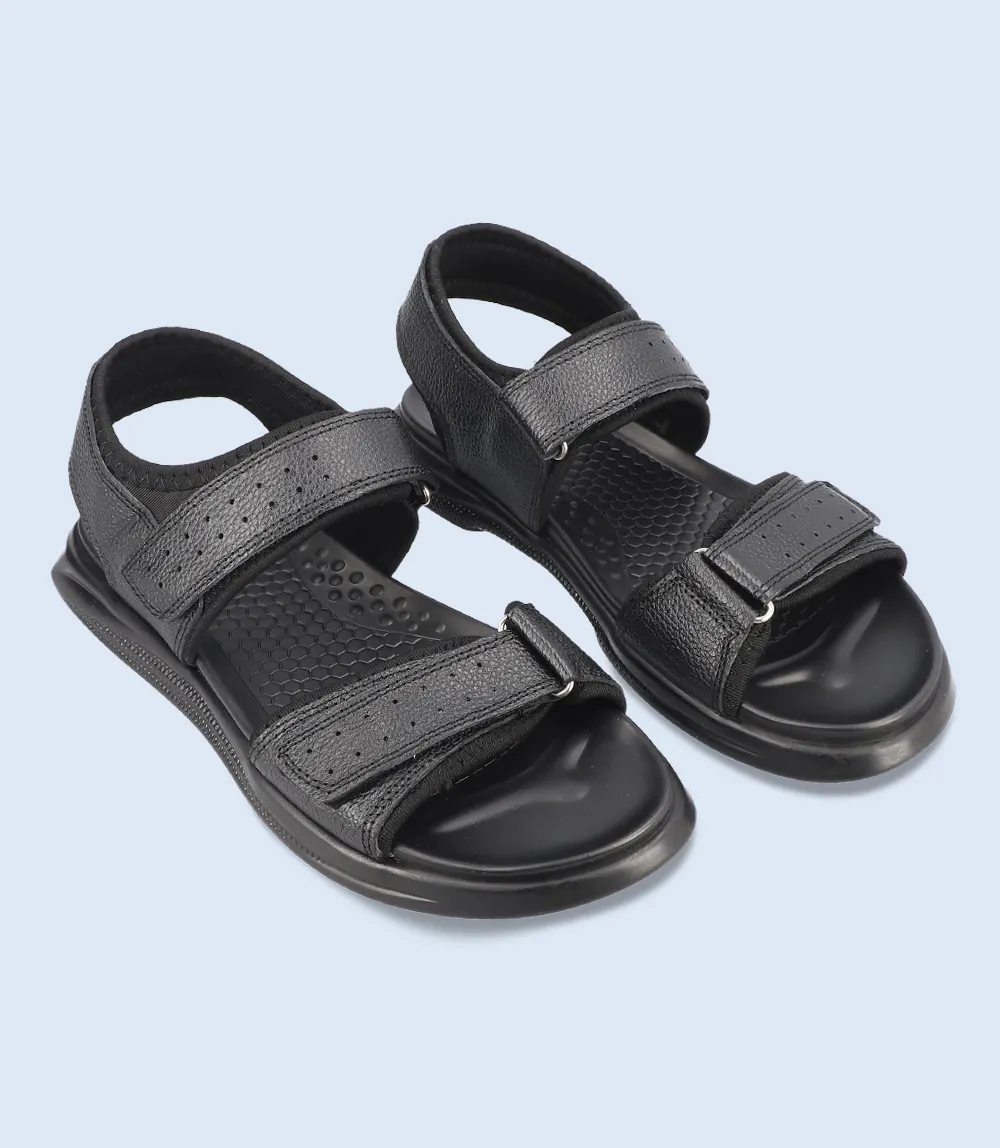 BM4417-BLACK-Men Comfort Sandal