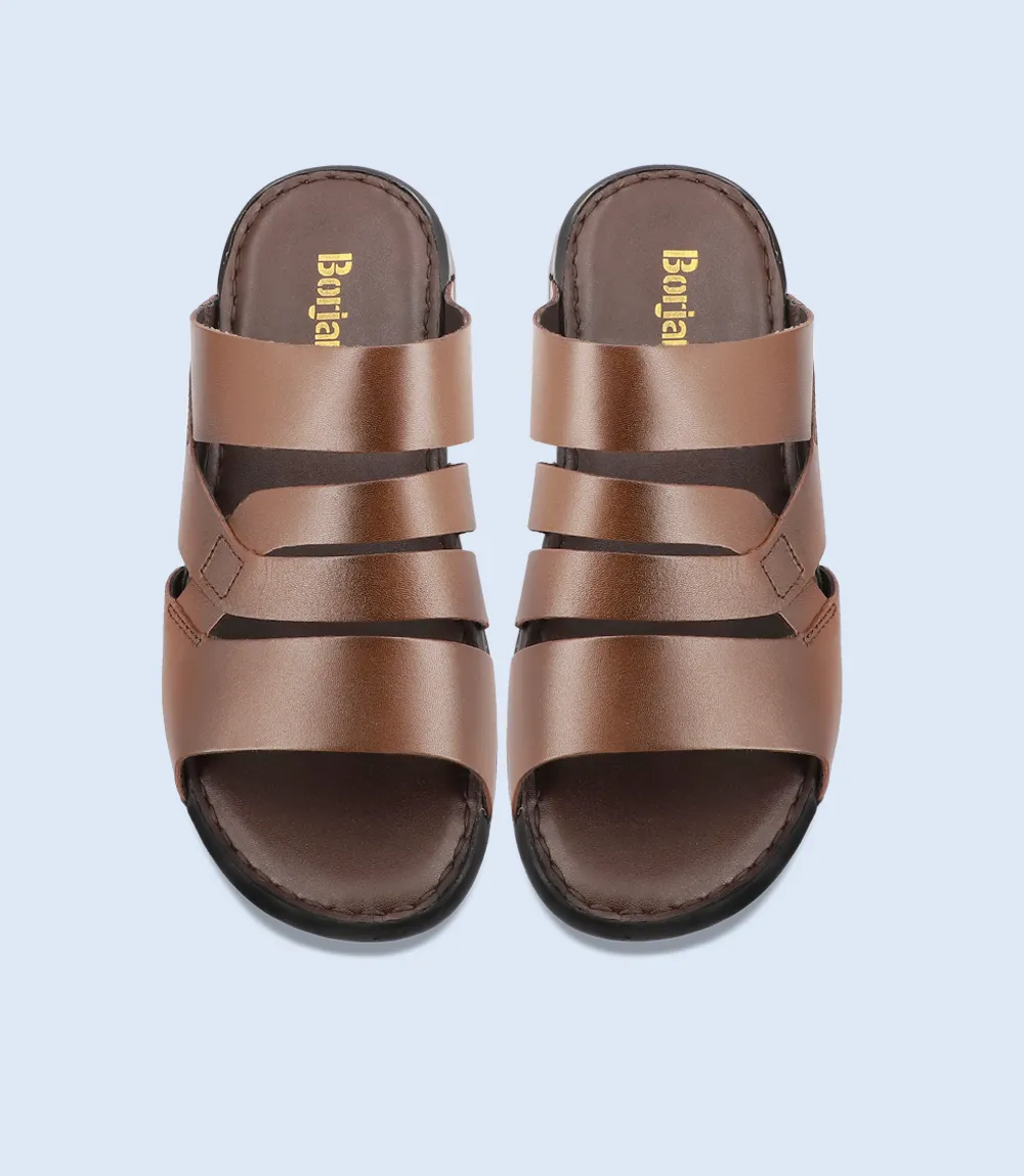 BM4738-BROWN-Men Slipper