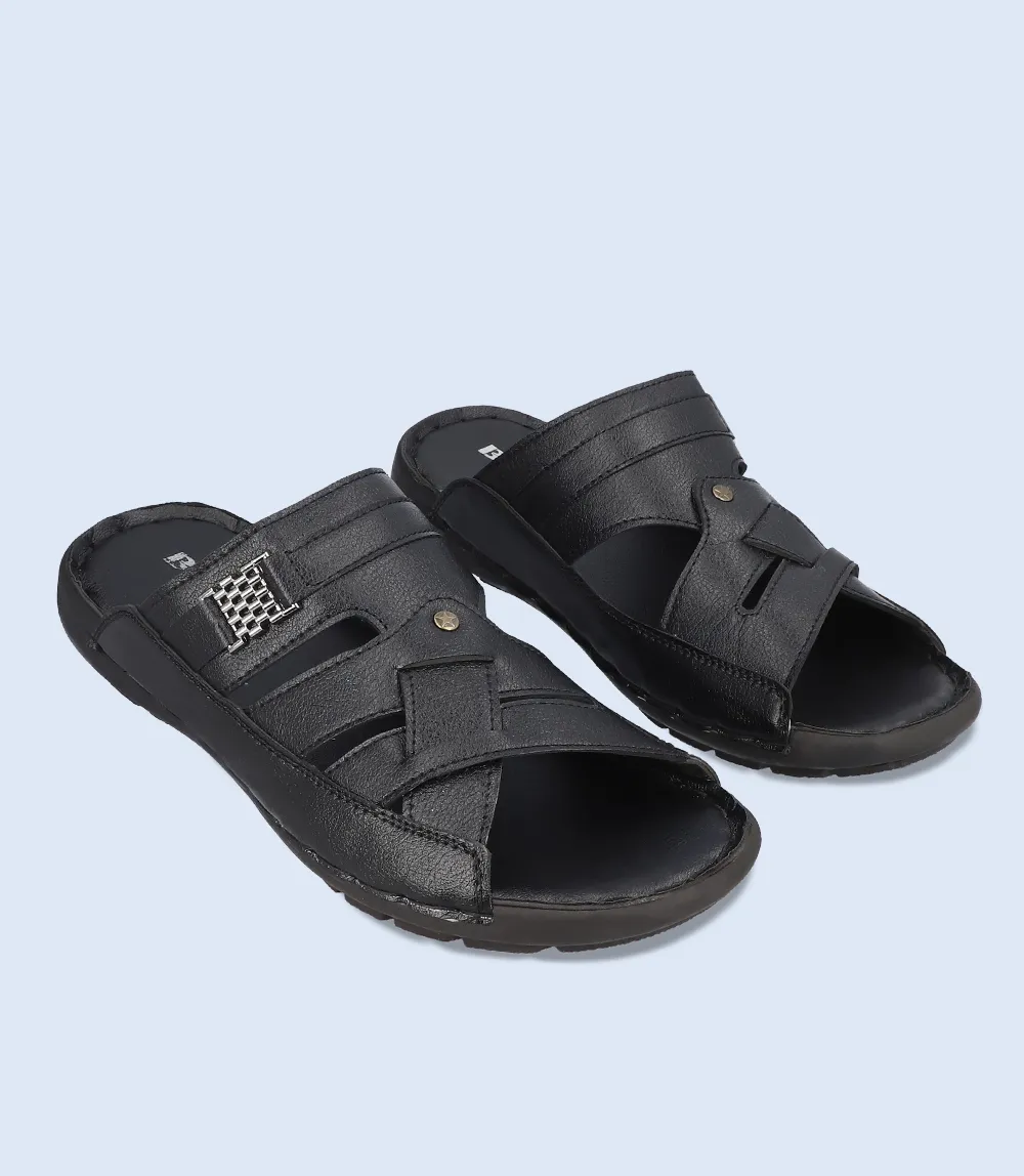 BM4924-BLACK-Men Slipper