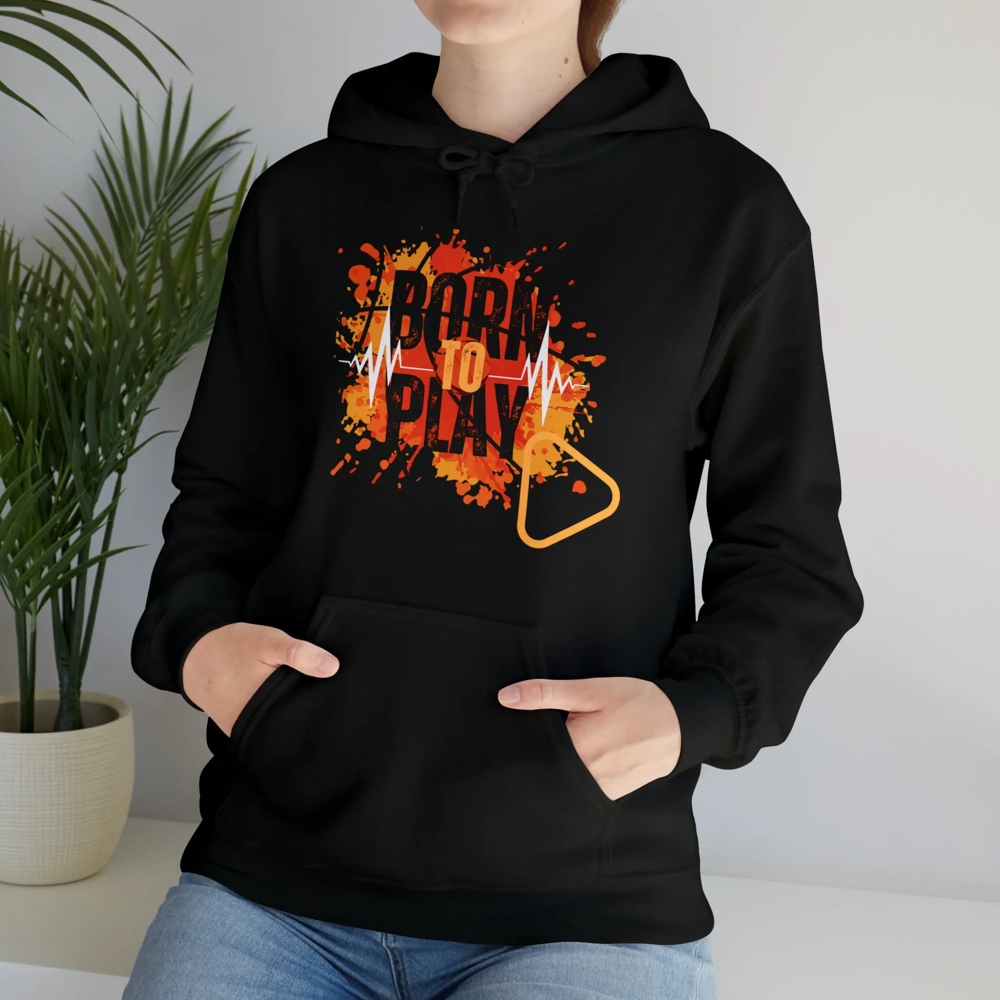 Born To play - Unisex Heavy Blend Hooded Sweatshirt