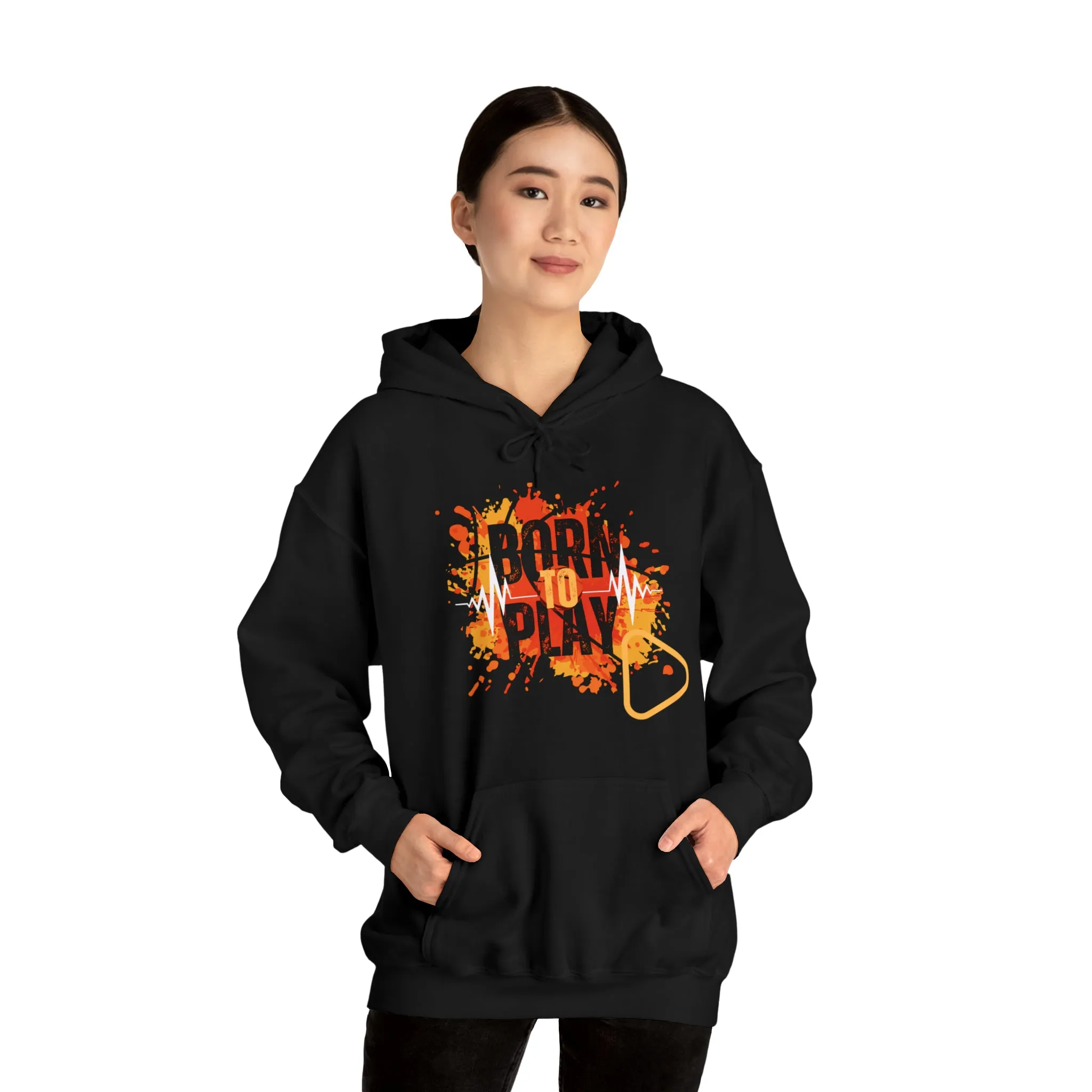 Born To play - Unisex Heavy Blend Hooded Sweatshirt