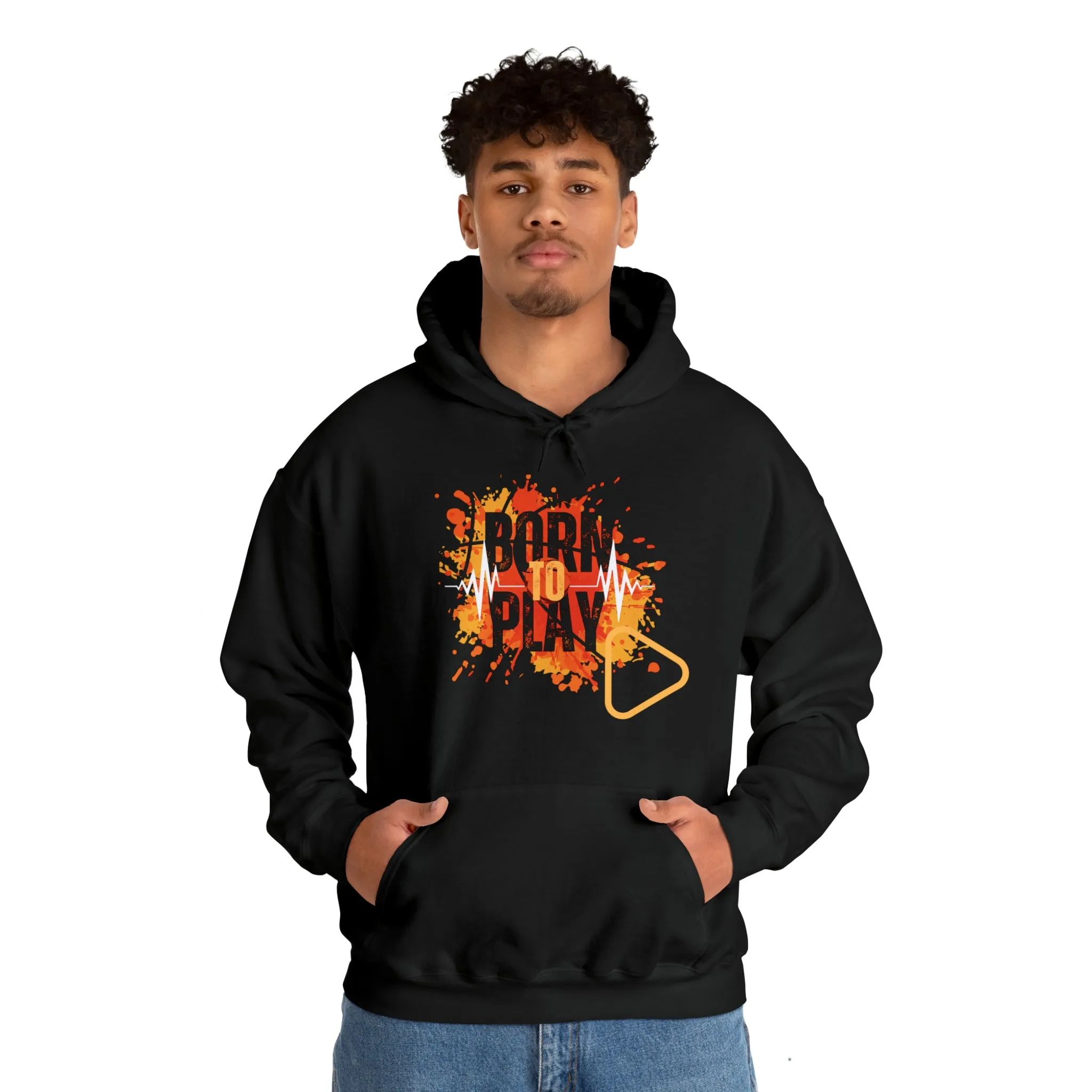 Born To play - Unisex Heavy Blend Hooded Sweatshirt