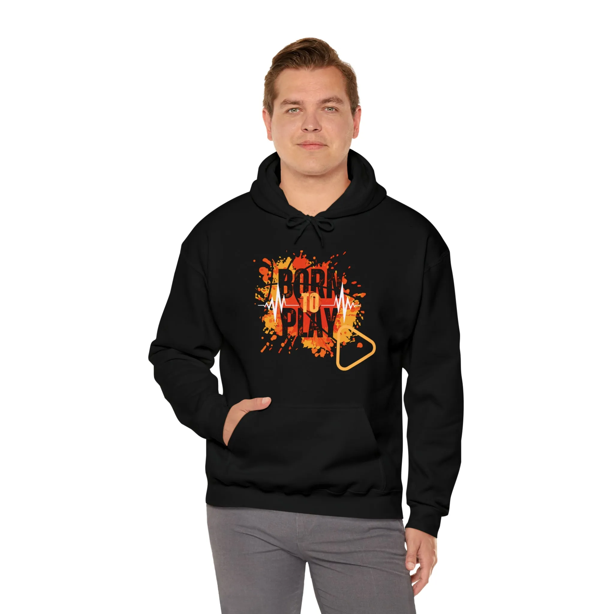 Born To play - Unisex Heavy Blend Hooded Sweatshirt