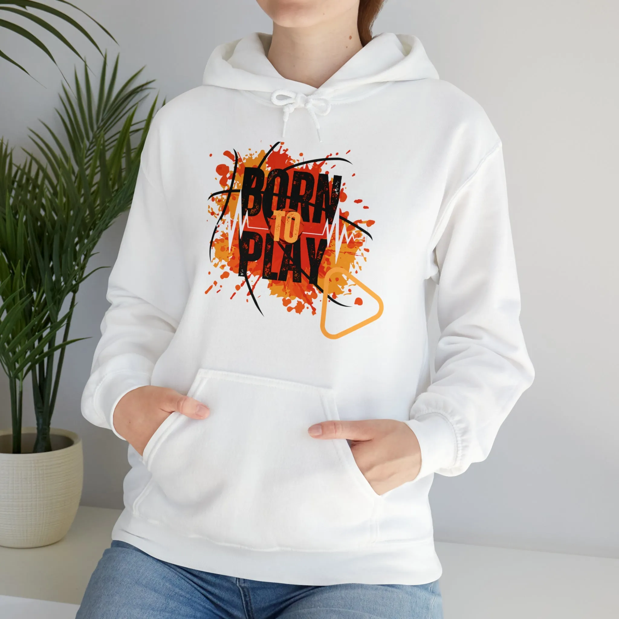 Born To play - Unisex Heavy Blend Hooded Sweatshirt