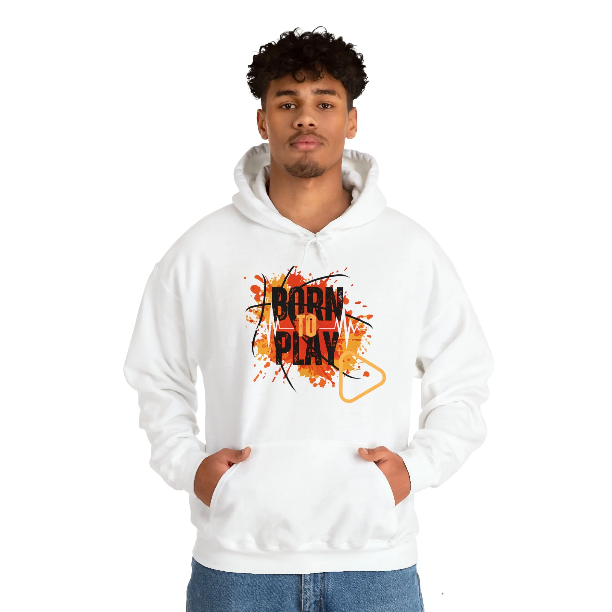 Born To play - Unisex Heavy Blend Hooded Sweatshirt