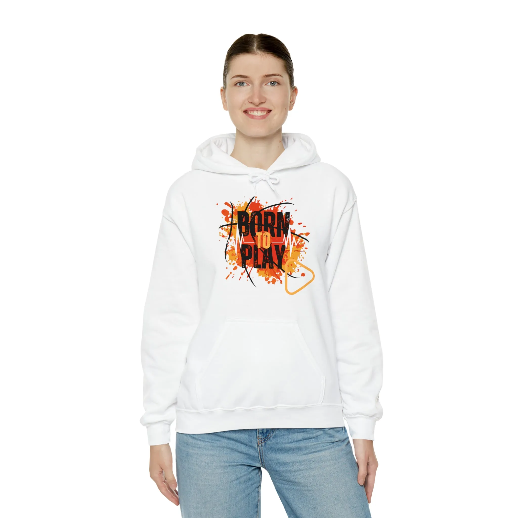 Born To play - Unisex Heavy Blend Hooded Sweatshirt