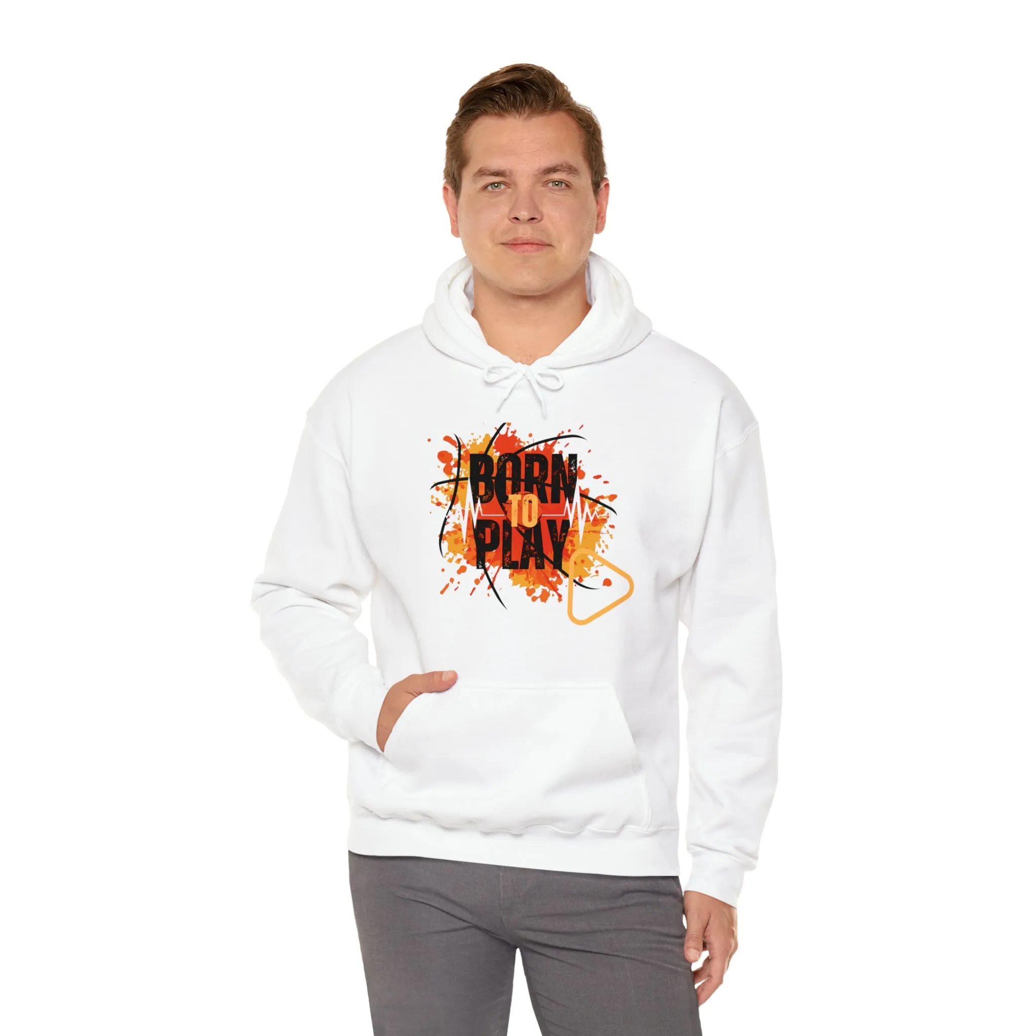 Born To play - Unisex Heavy Blend Hooded Sweatshirt