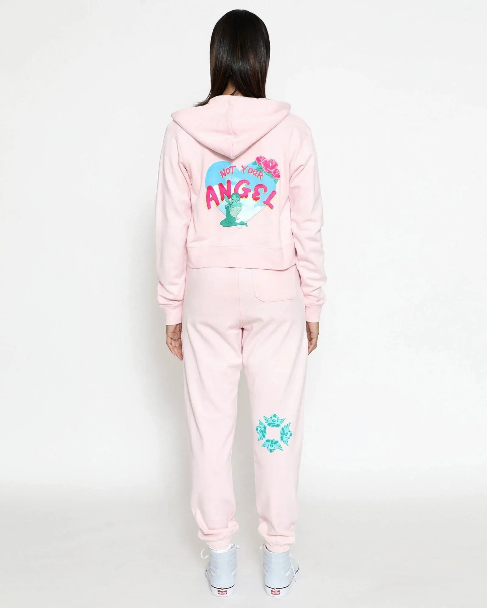 Boys Lie Sorry Siren Pink Zip Up Hoodie