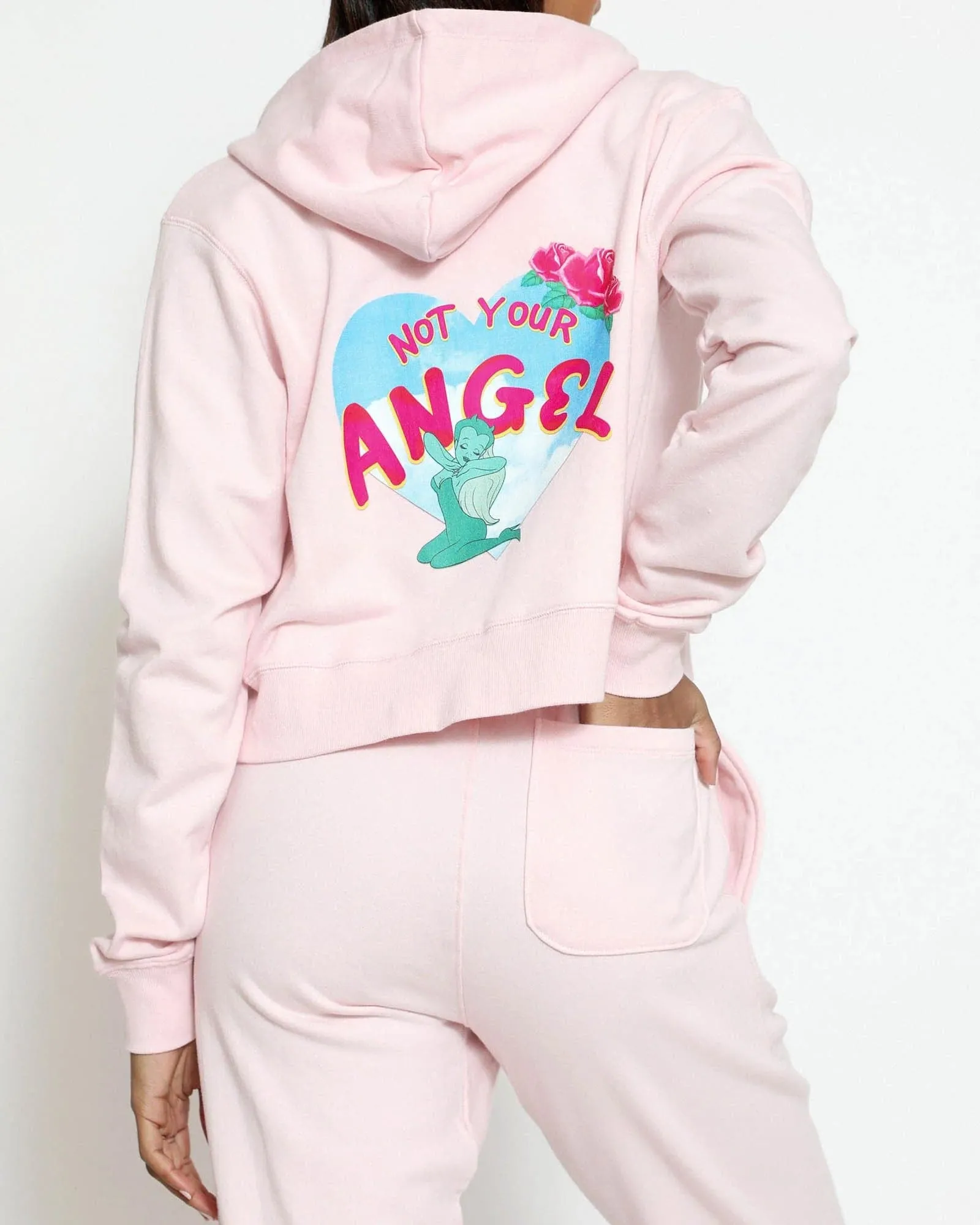 Boys Lie Sorry Siren Pink Zip Up Hoodie