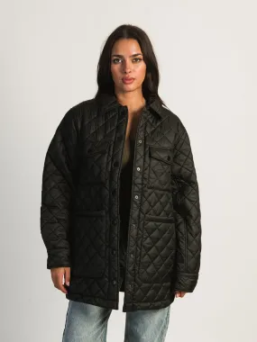 B.YOUNG ALETTA QUILTED PUFF SHIRT JACKET