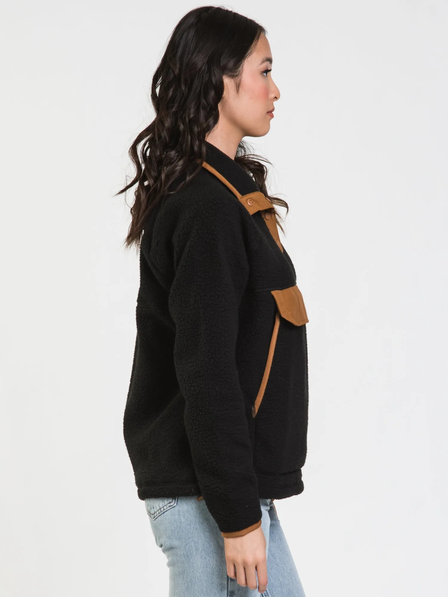 CARHARTT FLEECE SNAP JACKET  - CLEARANCE