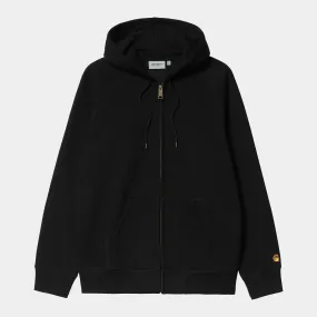 Carhartt Hooded Chase Jacket Black/Gold