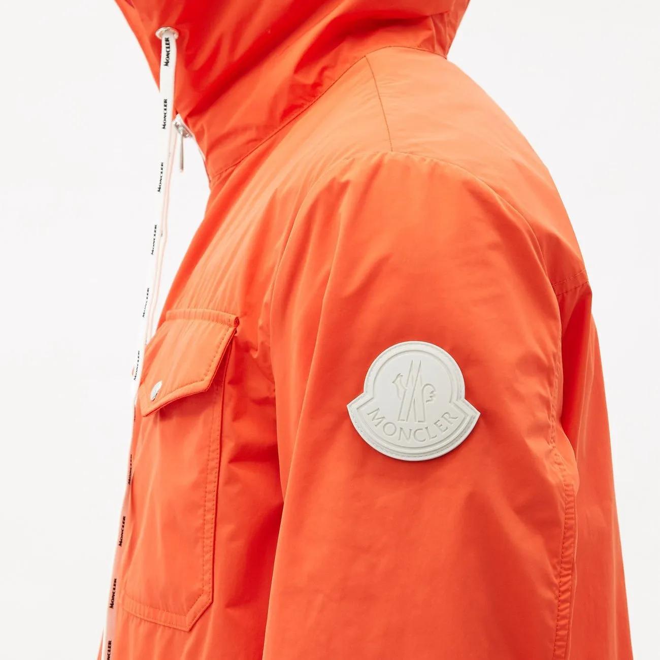 'Carion' Hooded Technical Jacket Orange