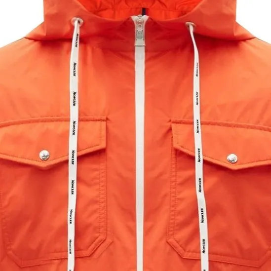 'Carion' Hooded Technical Jacket Orange