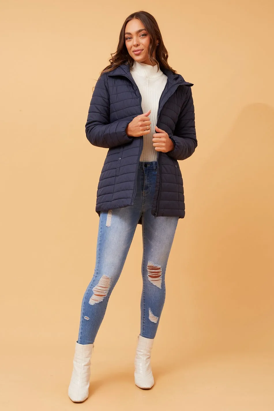 CARSON HOODED PUFFER JACKET