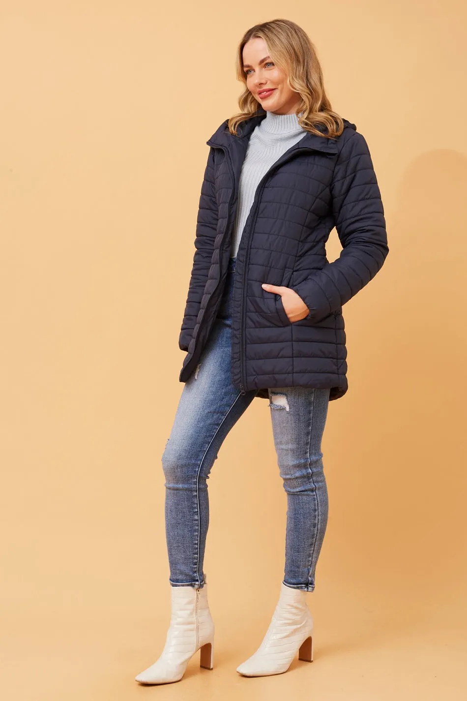 CARSON HOODED PUFFER JACKET