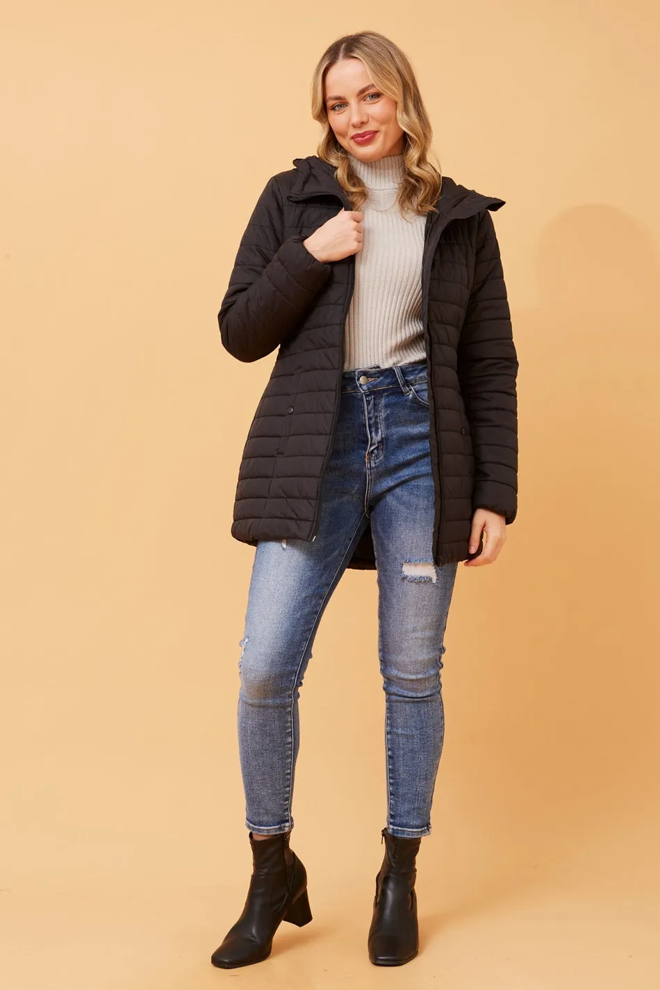 CARSON HOODED PUFFER JACKET