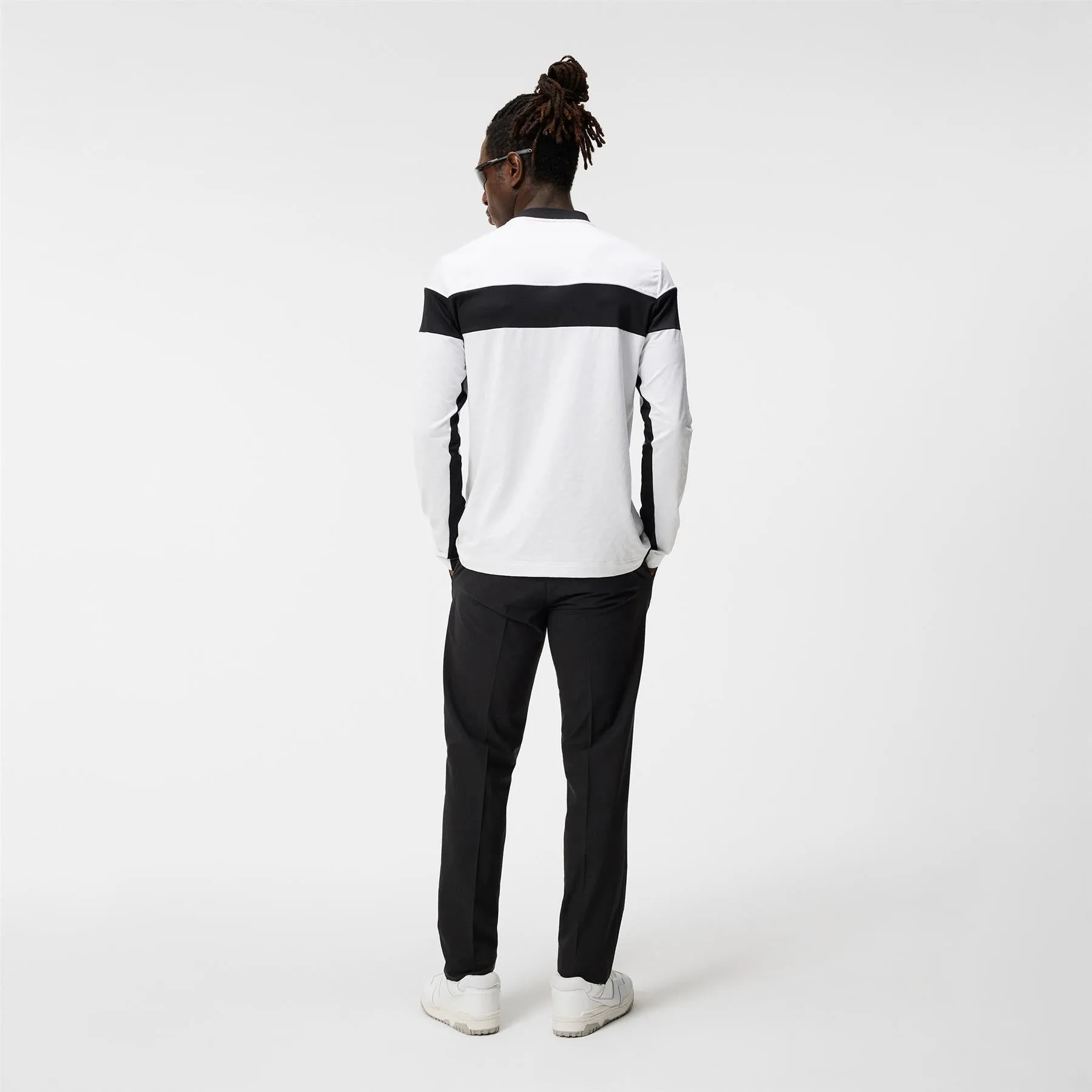 Charles Zip Mid Layer White - W23