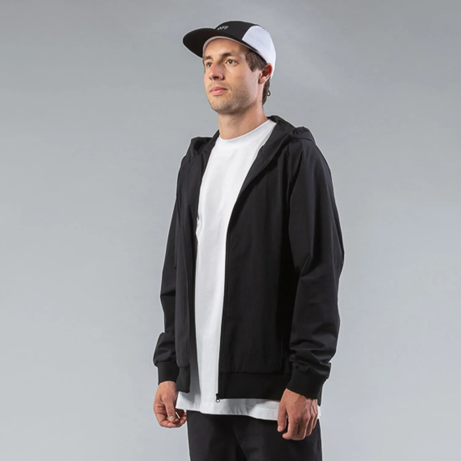 Commuter Hooded Shell - Unisex BLACK