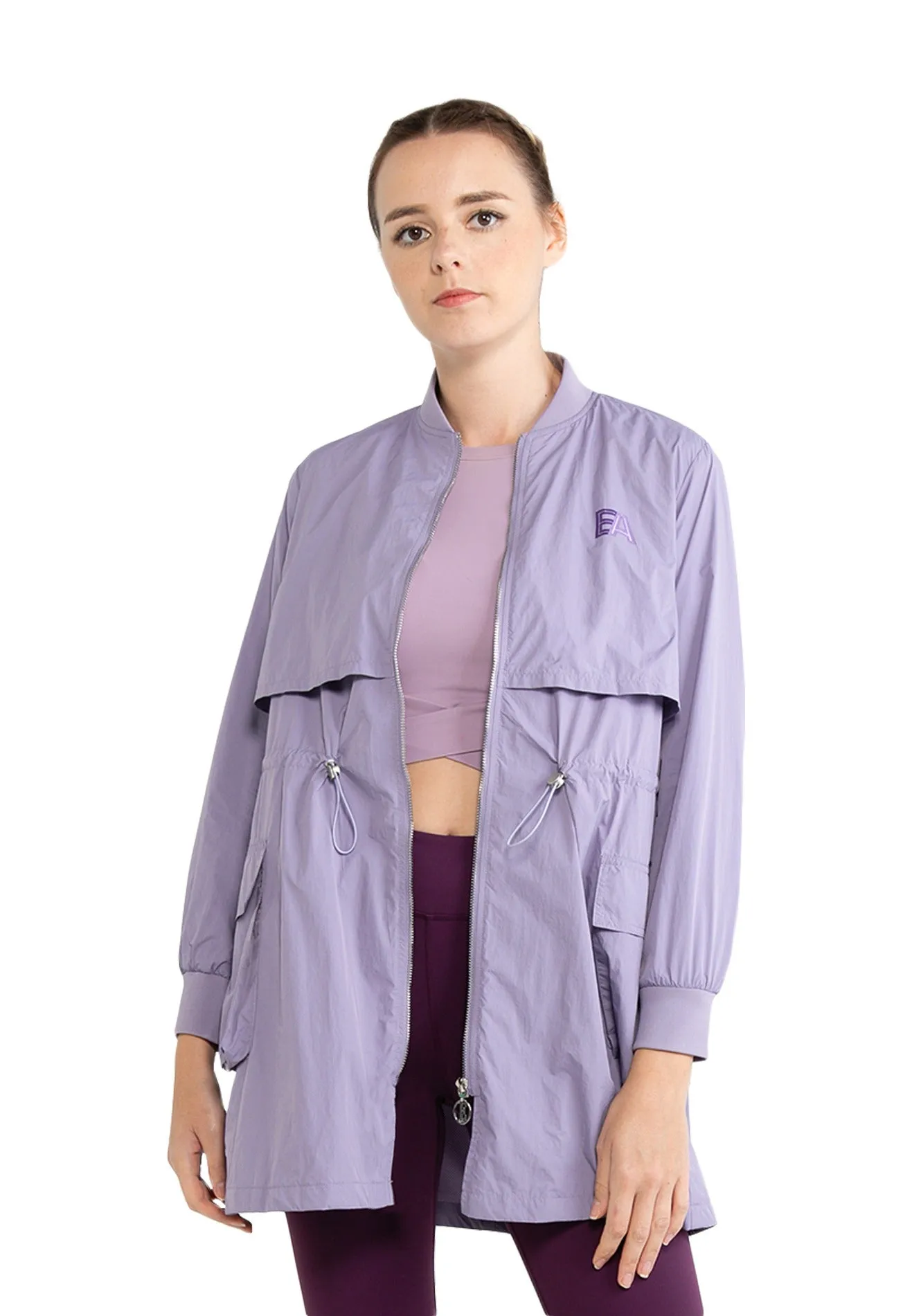 ELLE Active Sportswear Zip-Through Wind Jacket