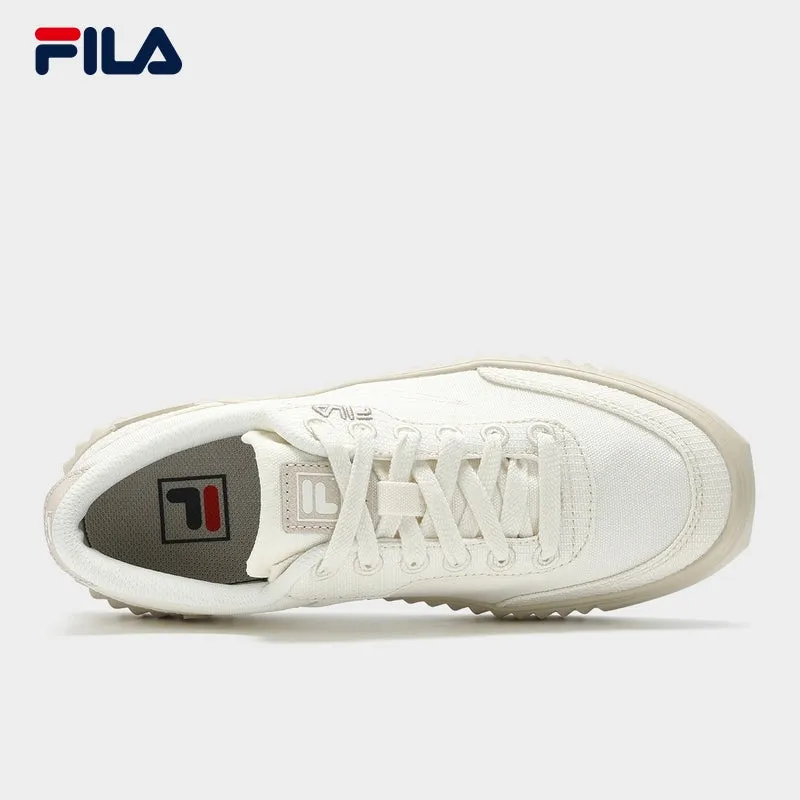 FILA CORE FASHION ORIGINALE Gear 1S Women Canvas Shoes (Beige Cream)