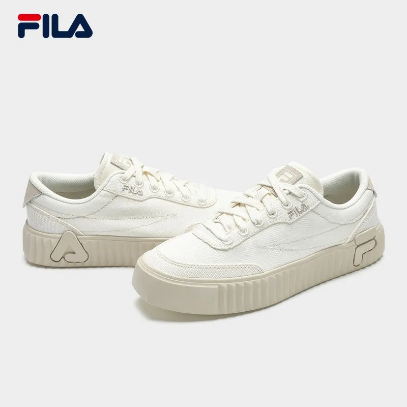 FILA CORE FASHION ORIGINALE Gear 1S Women Canvas Shoes (Beige Cream)