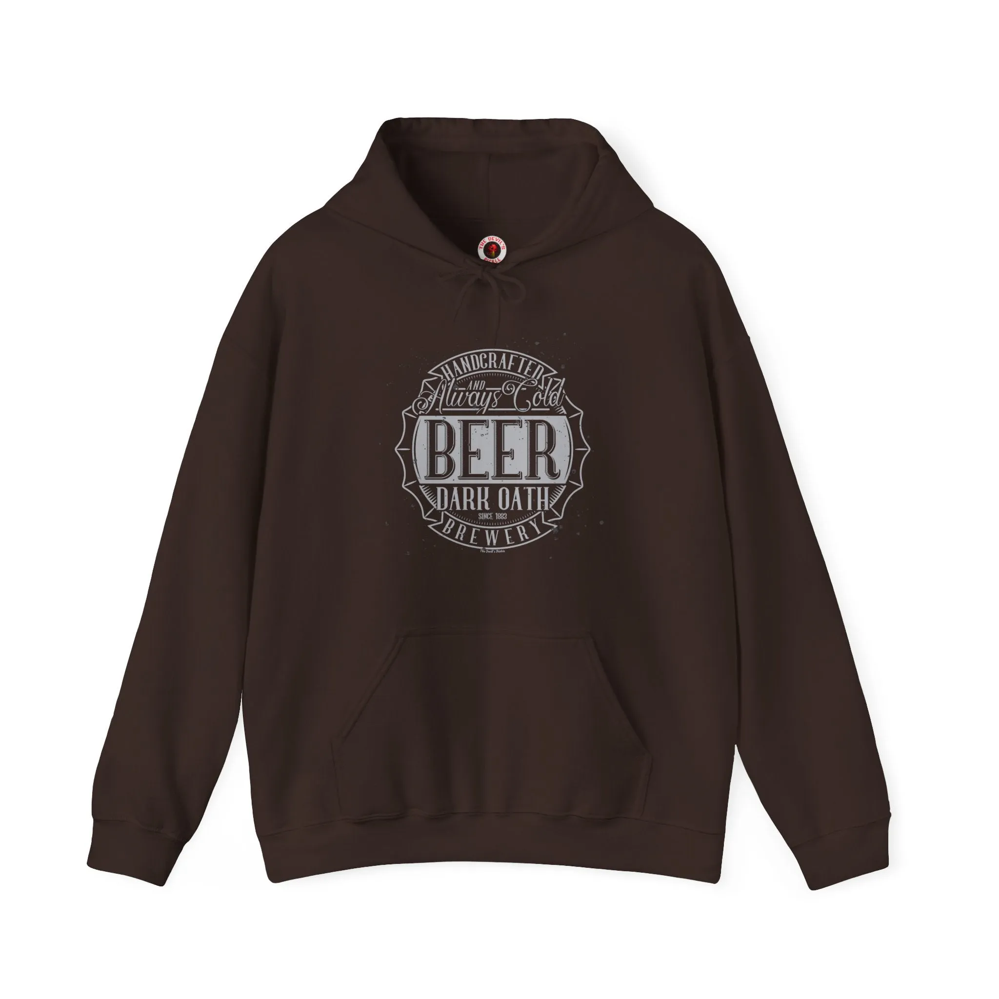 Handcrafted and Always Cold Beer Hooded Sweatshirt