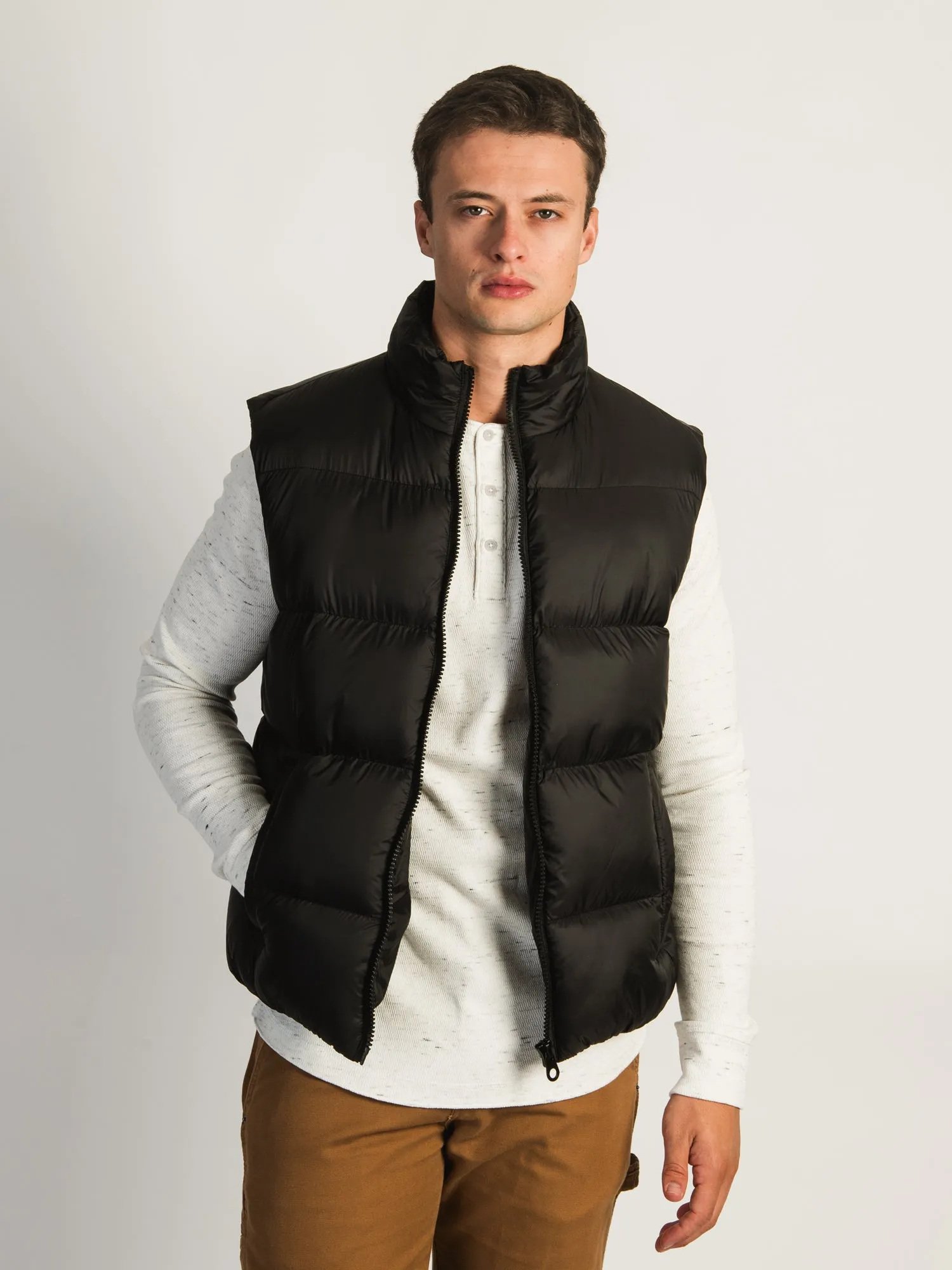 KOLBY BLACK PUFFER VEST