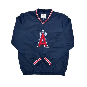 Los Angeles Angels Windbreaker with Pocket - Navy