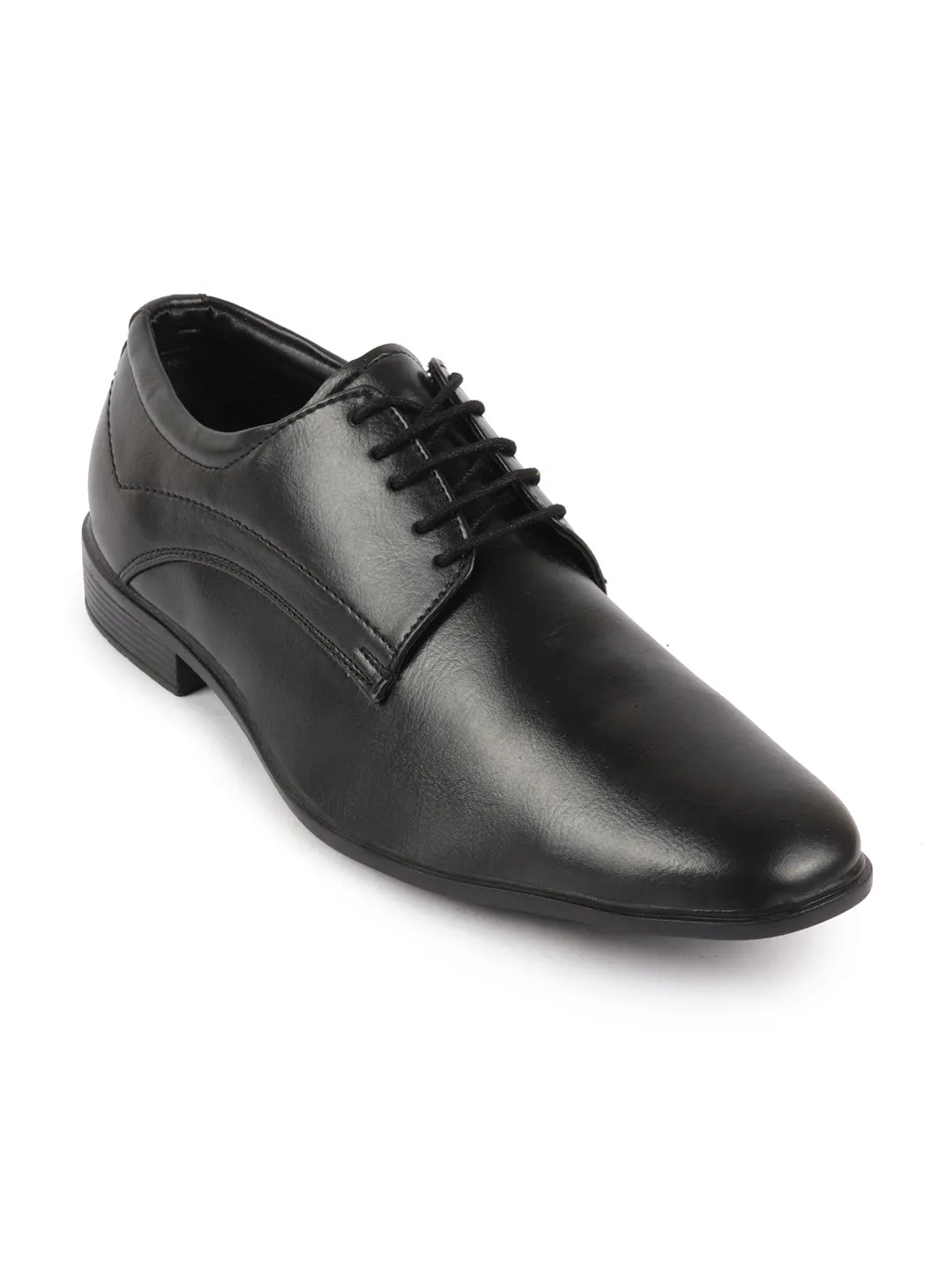 Men Black Formal Office Dress Lace Up Derby Shoes