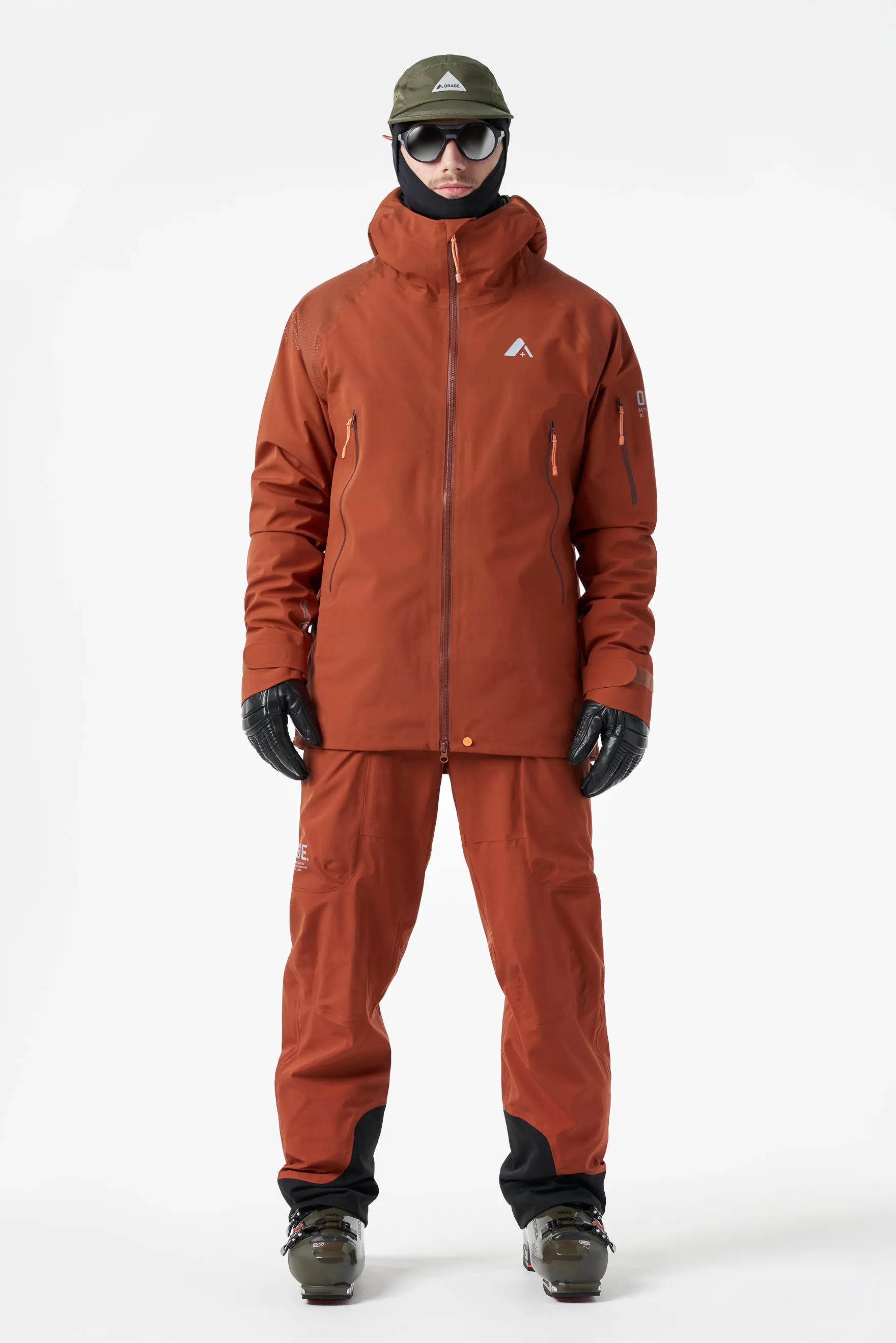 Men's MTN-X Glacier 3L Light Jacket-Dark Terracotta