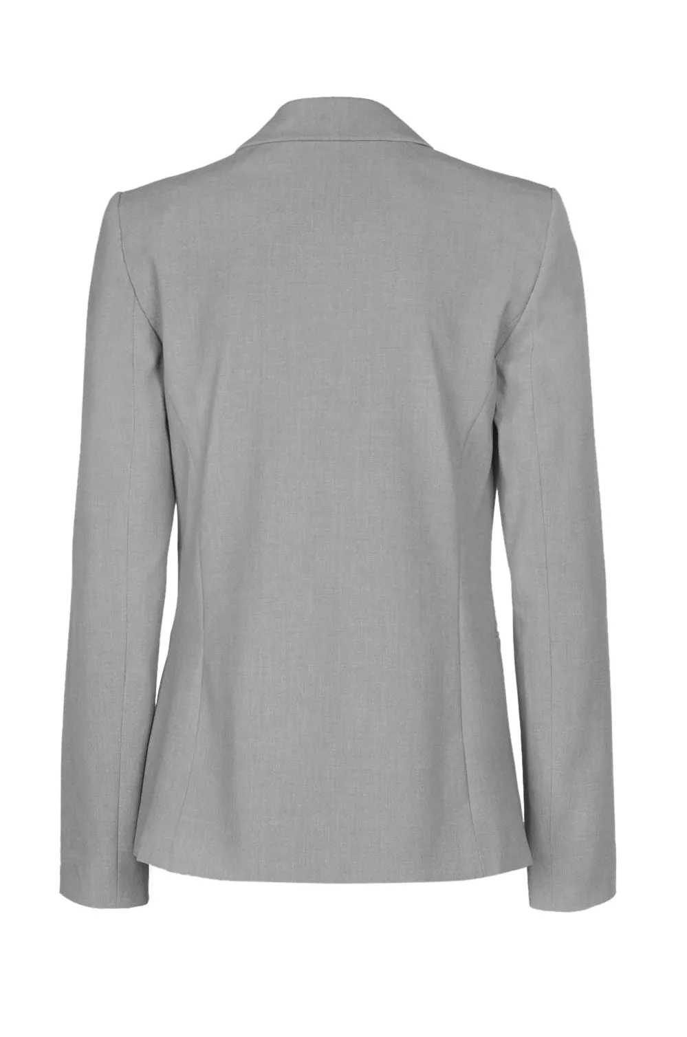 One Button Light Grey Jacket