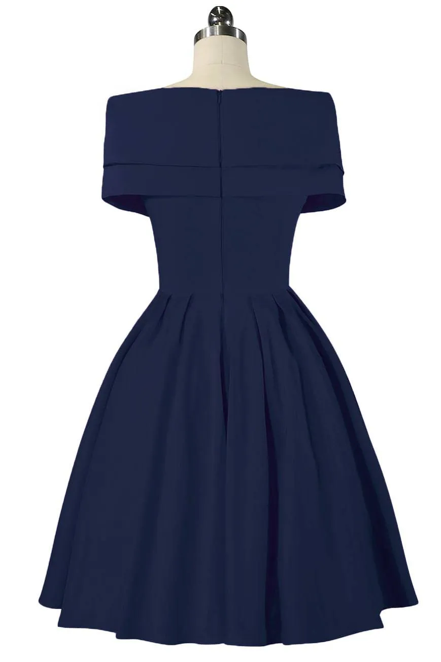 Peacocks And Palaces L'Avenue Dress (Navy)