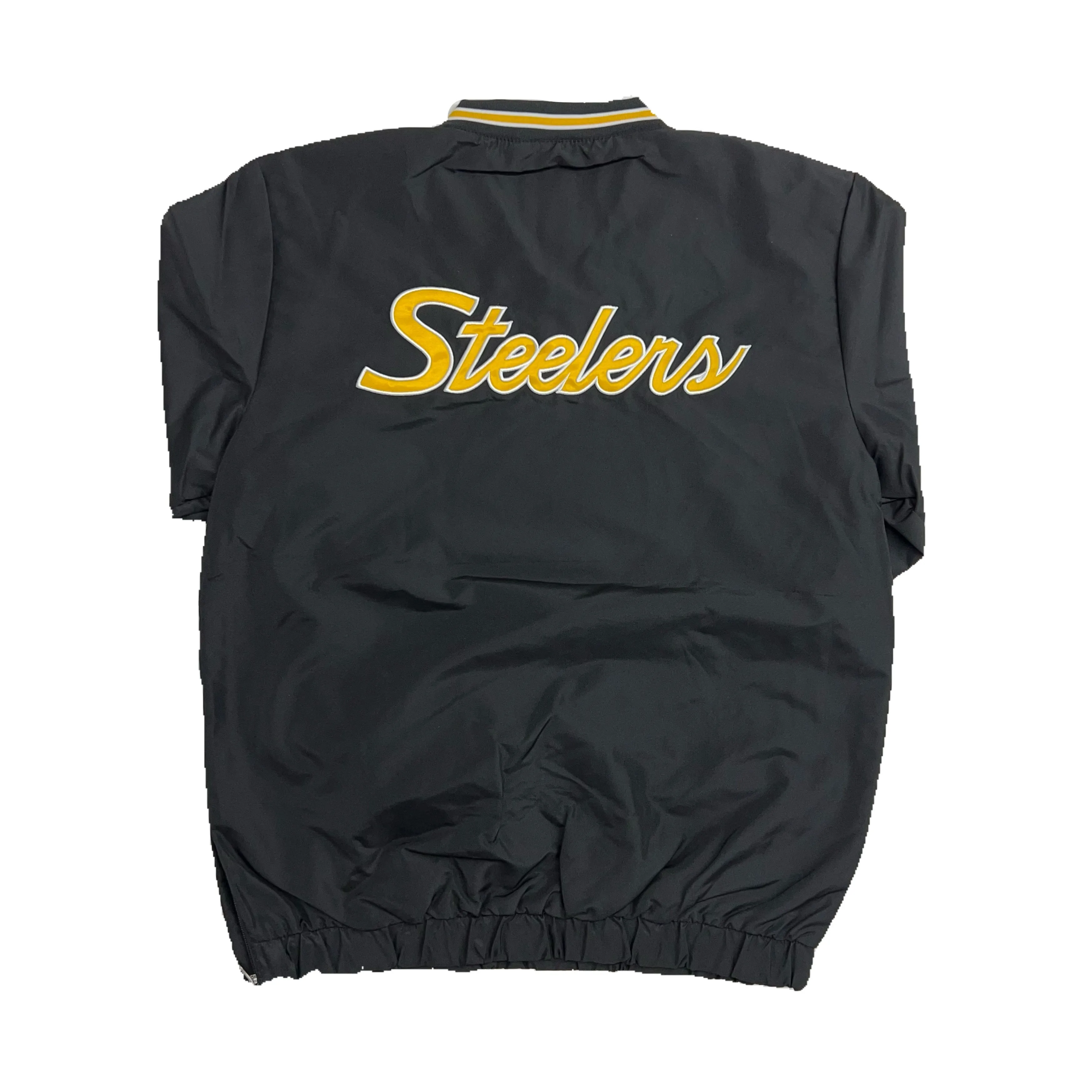 Pittsburgh Steelers Windbreaker with Pocket - Black