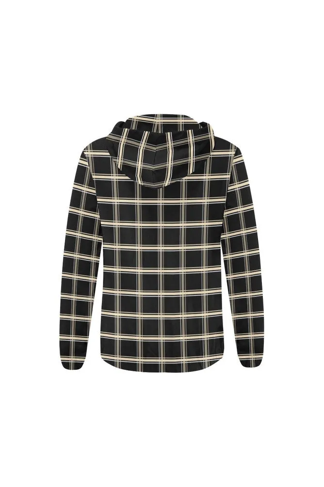 Plaid Full Zip Hoodie for Women